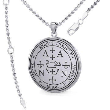 Sigil of the Archangel Zadkiel Sterling Silver Pendant TPD2821 - Jewelry